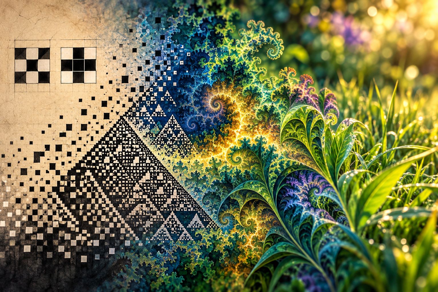 From Pixels to Fractal Nature